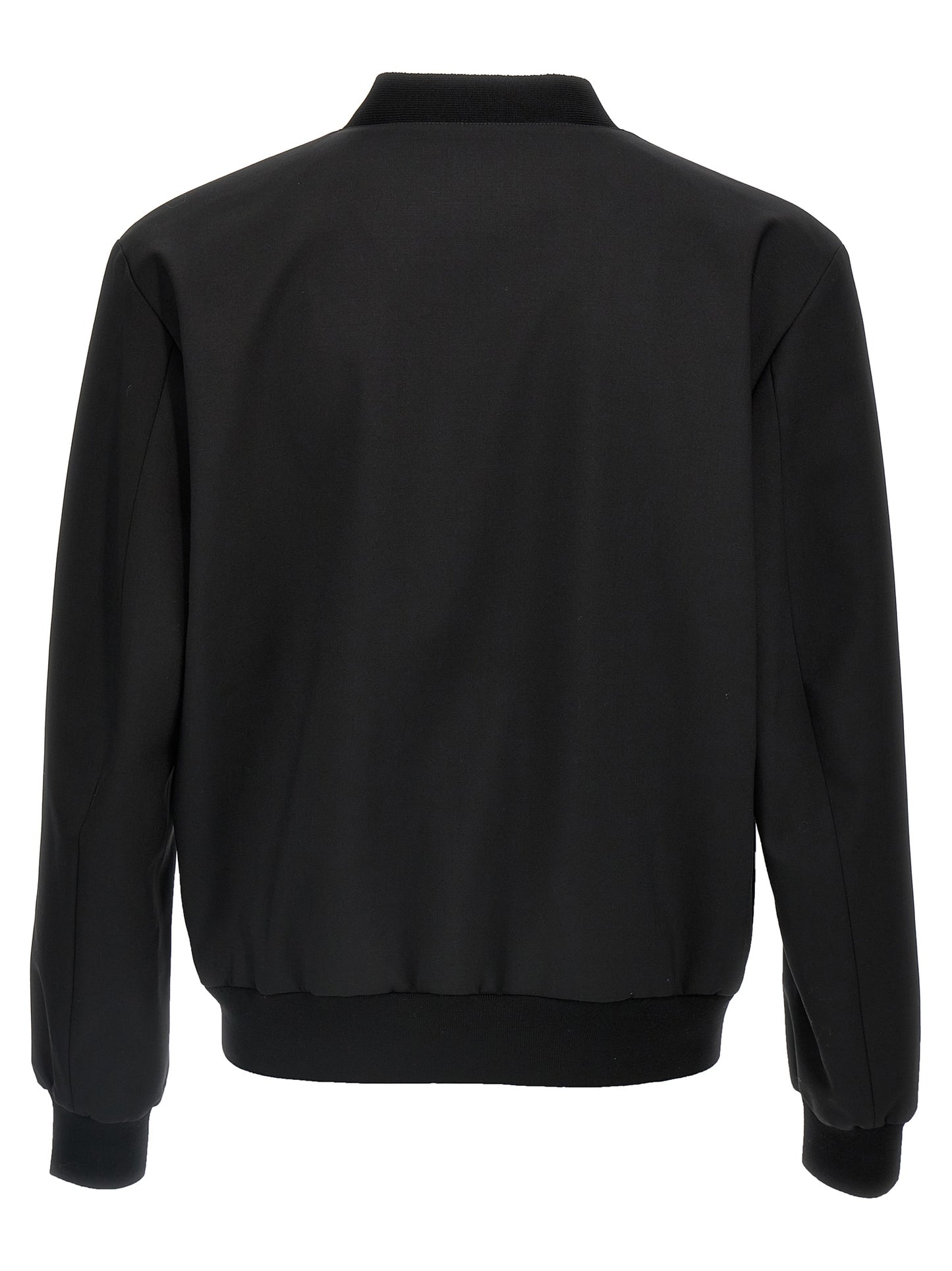 Black Wool Cardigan