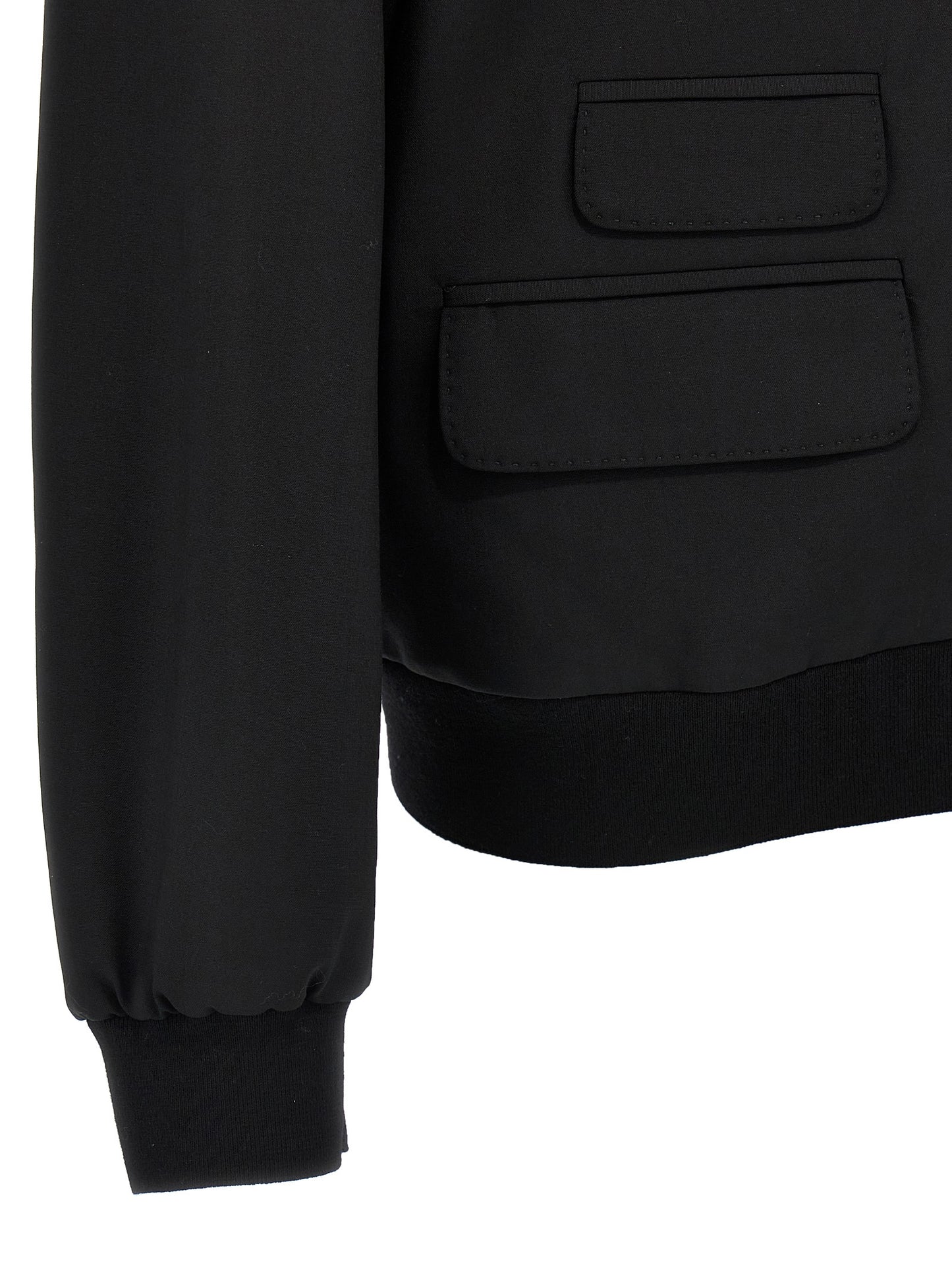 Black Wool Cardigan