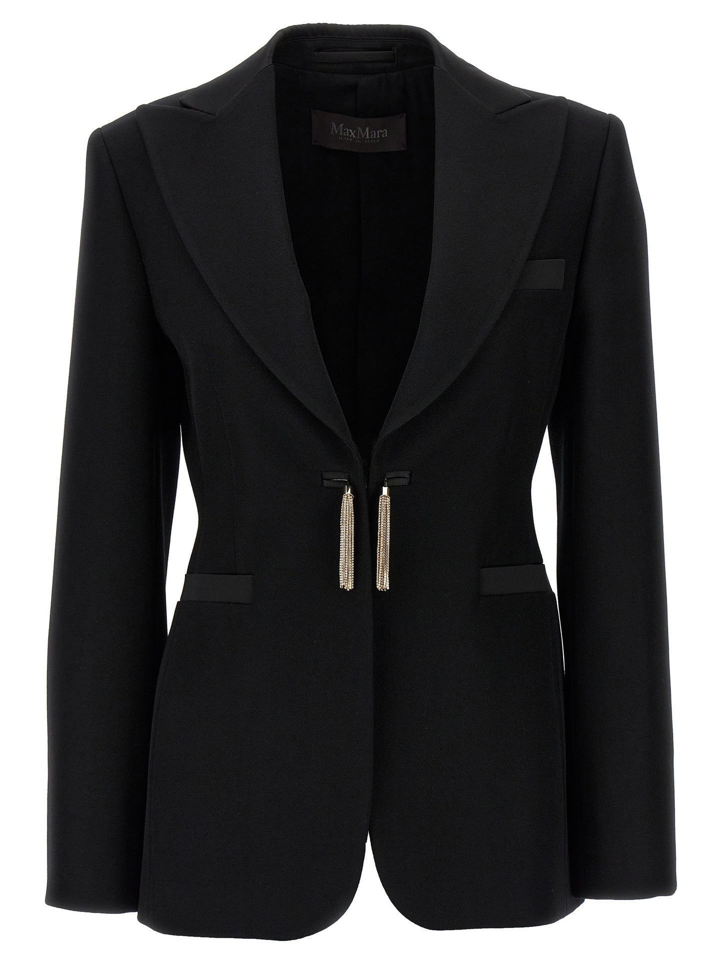 Black Virgin Wool Blazer