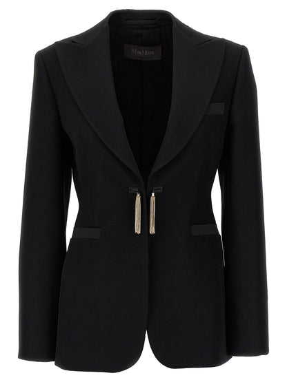 Black Virgin Wool Blazer
