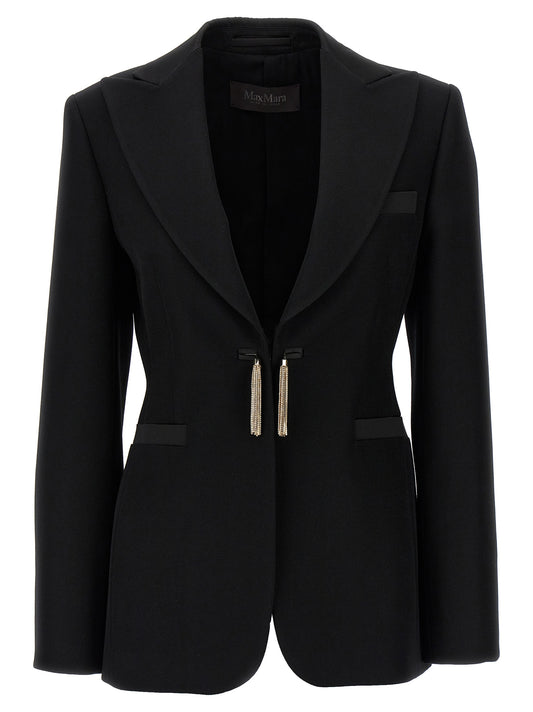 Black Virgin Wool Blazer