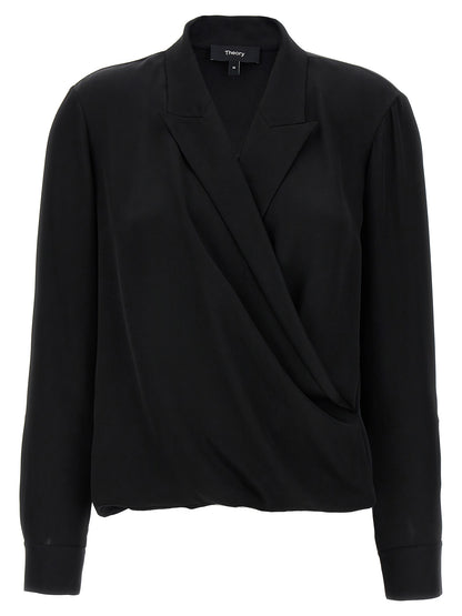 Black Silk Blouse