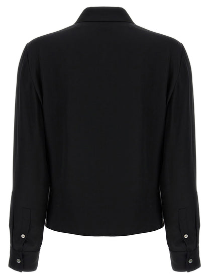 Black Silk Blouse
