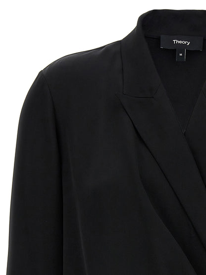 Black Silk Blouse