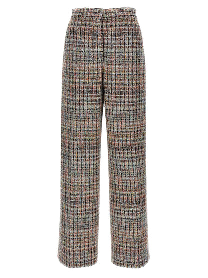 Multicolor Viscose Casual Pants
