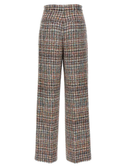Multicolor Viscose Casual Pants
