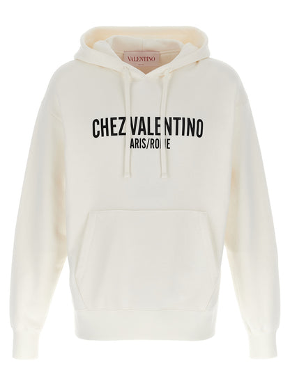White Cotton Sweatshirt