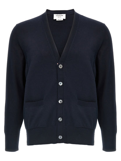 Blue Cotton Cardigan