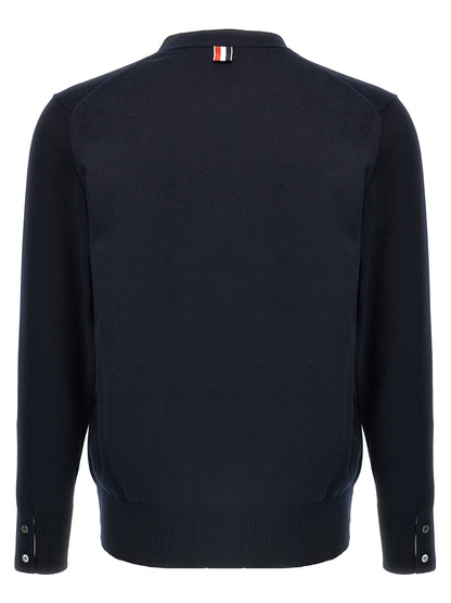 Blue Cotton Cardigan