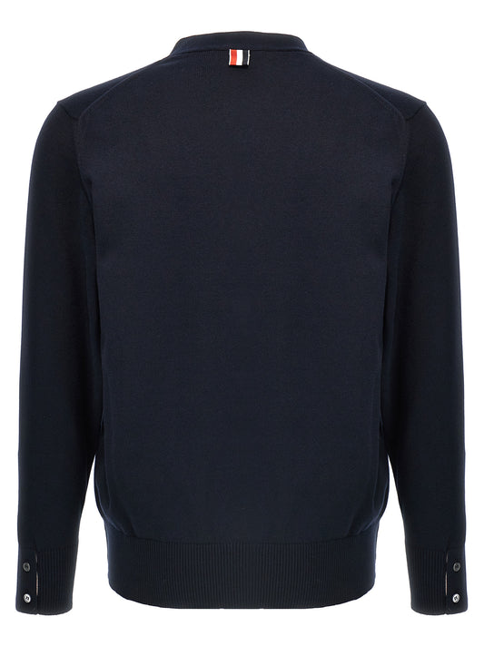 Blue Cotton Cardigan