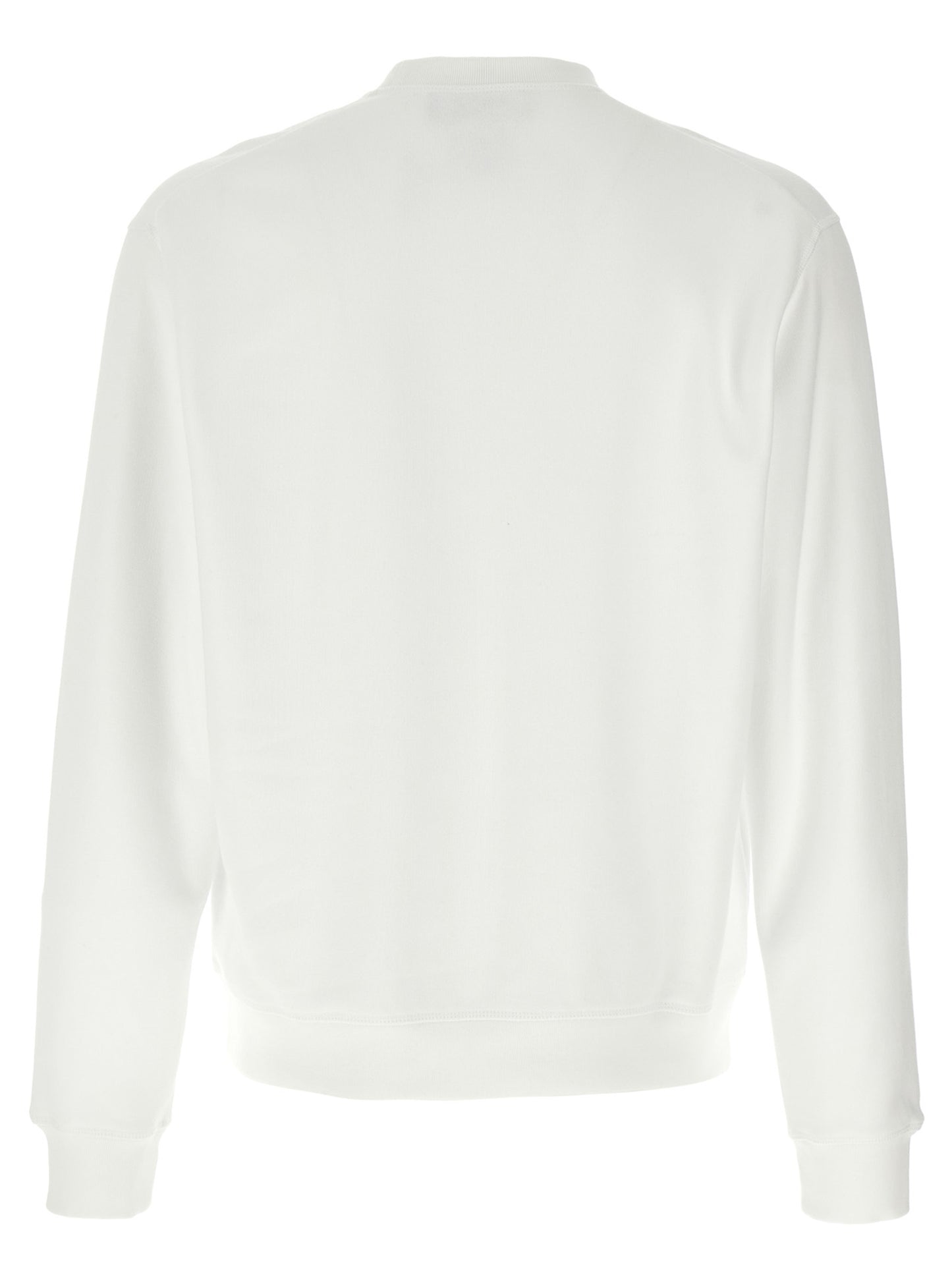 White Cotton Sweatshirt