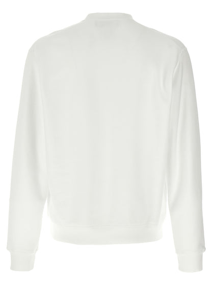 White Cotton Sweatshirt