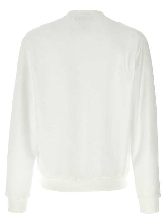 White Cotton Sweatshirt