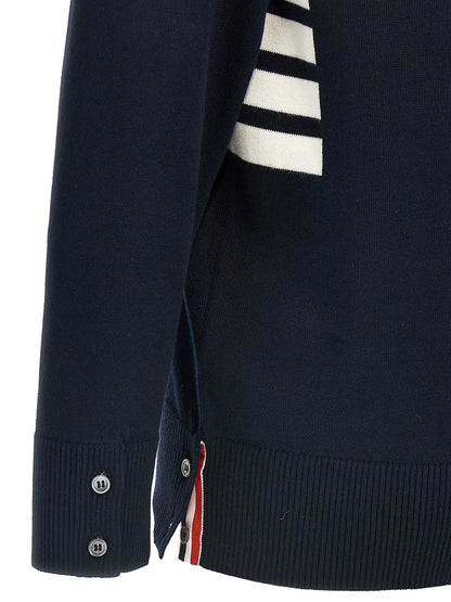Blue Cotton Cardigan