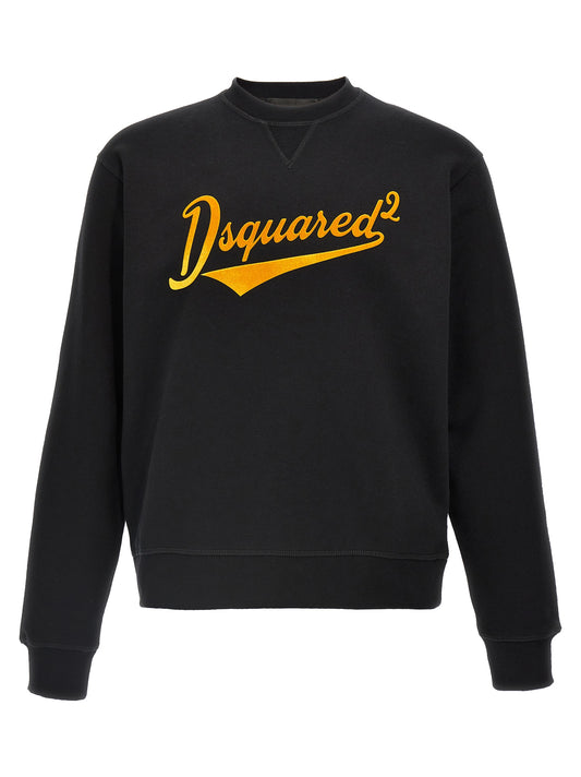 Black Cotton Sweatshirt