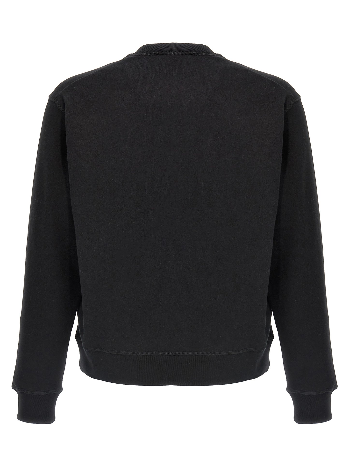 Black Cotton Sweatshirt