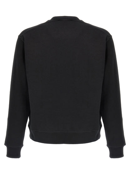 Black Cotton Sweatshirt