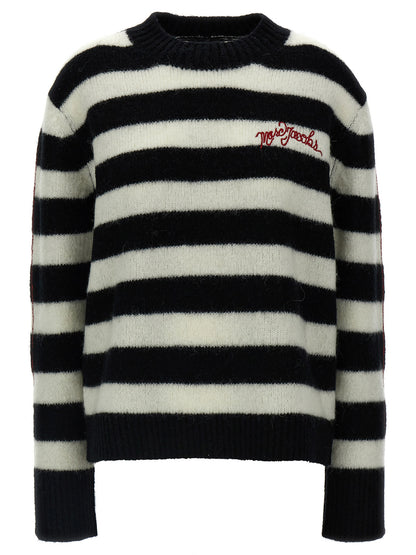 Bicolor Wool Cardigan