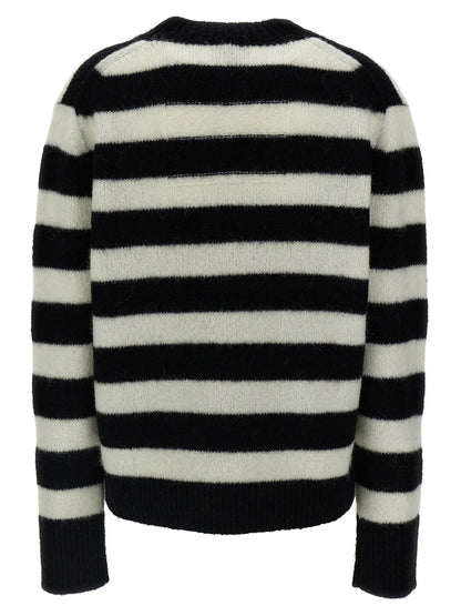 Bicolor Wool Cardigan
