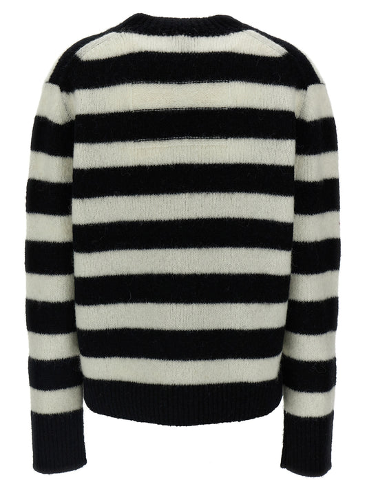 Bicolor Wool Cardigan