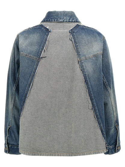 Blue Cotton Denim Jacket