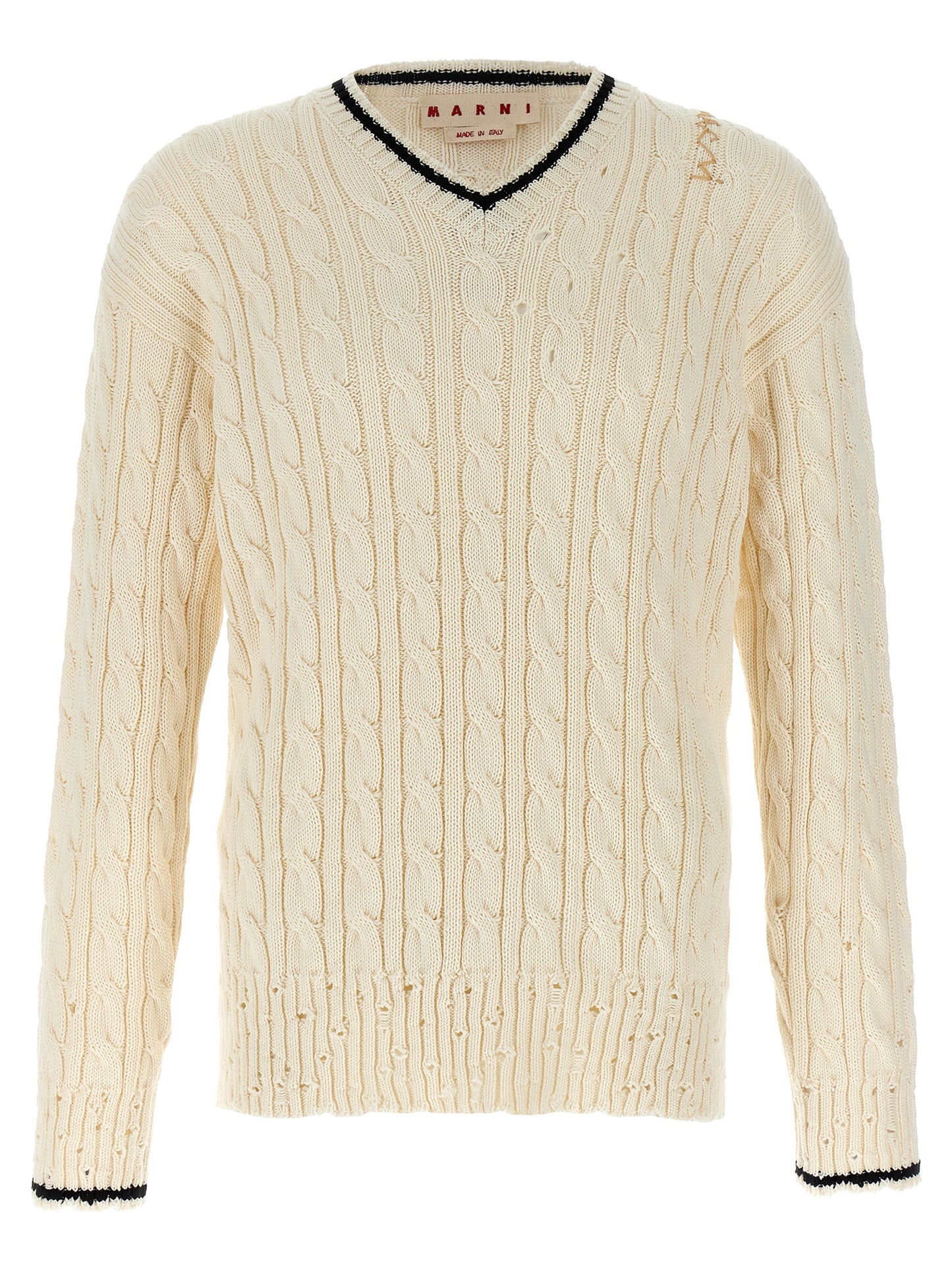 White Cotton Cardigan