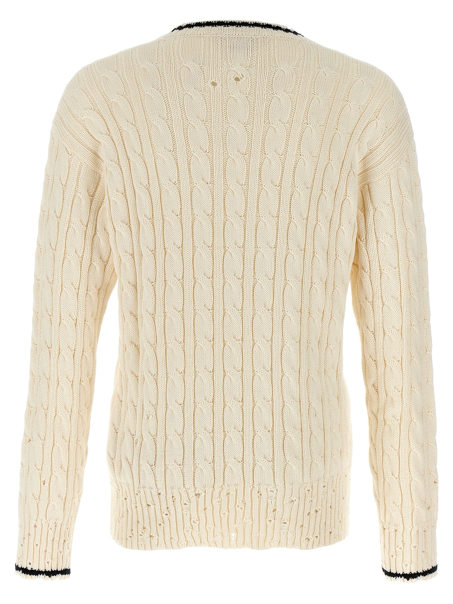 White Cotton Cardigan