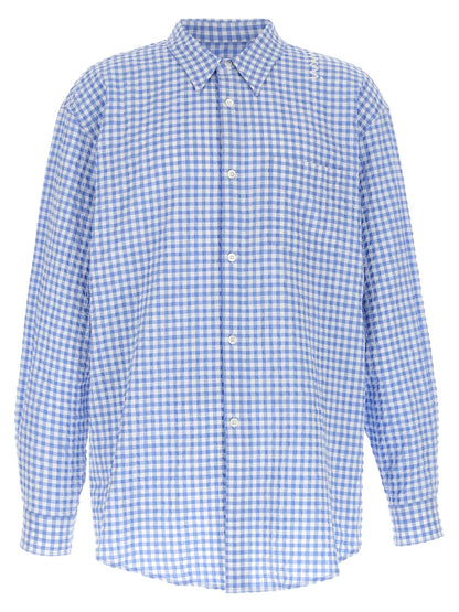 Blue Polyamide Blouse