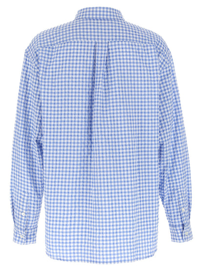 Blue Polyamide Blouse