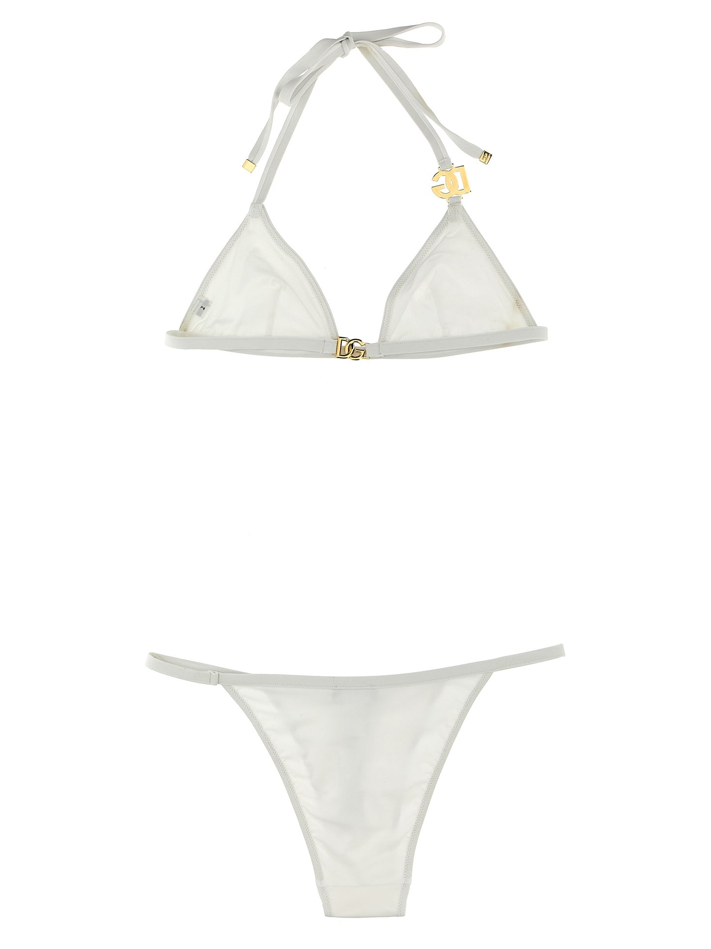 White Polyamide Bikini