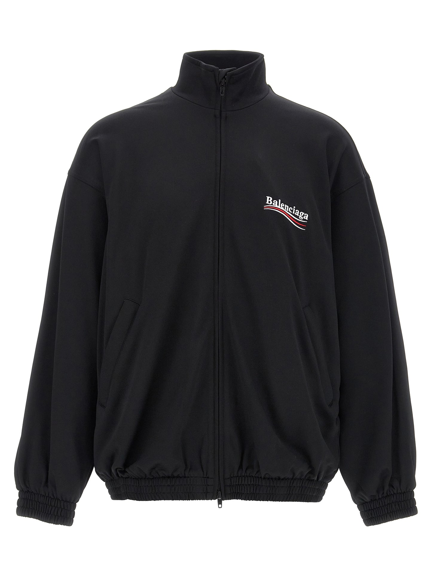 Black Polyamide Sweatshirt