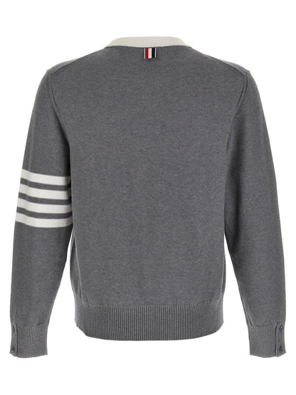 Gray Cotton Cardigan