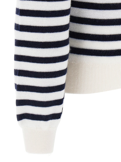 Bicolor Cashmere Cardigan
