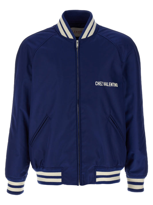Blue Polyamide Bomber