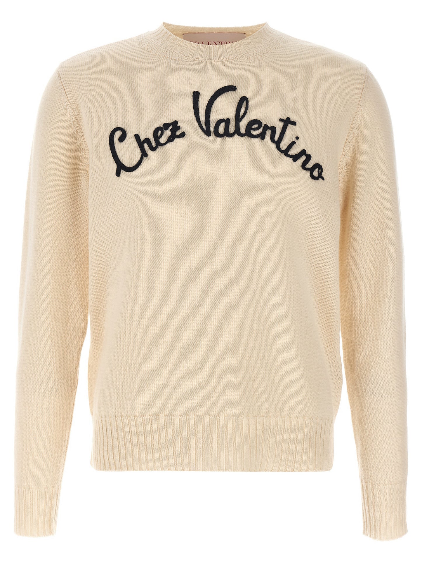 Beige Virgin Wool Cardigan