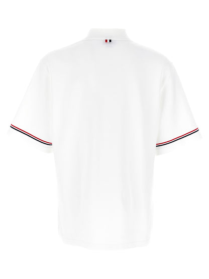 White Cotton Polo Shirt