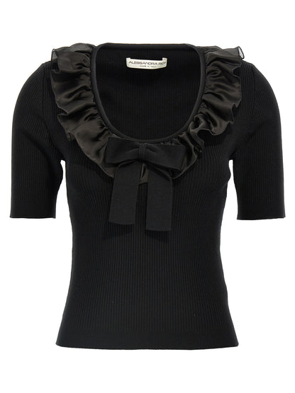 Black Wool T-Shirt