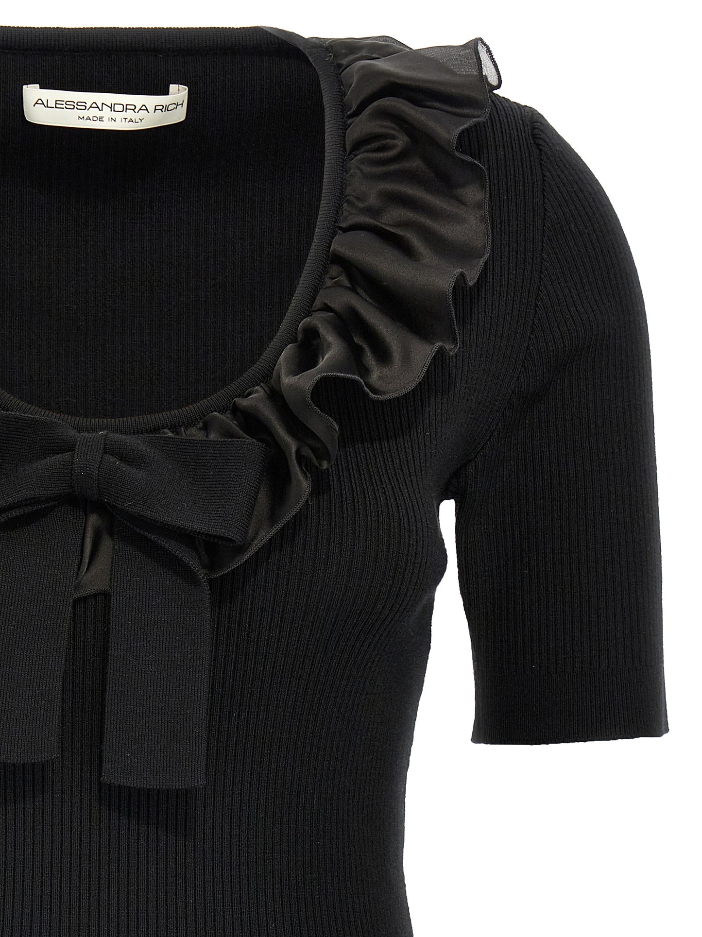 Black Wool T-Shirt