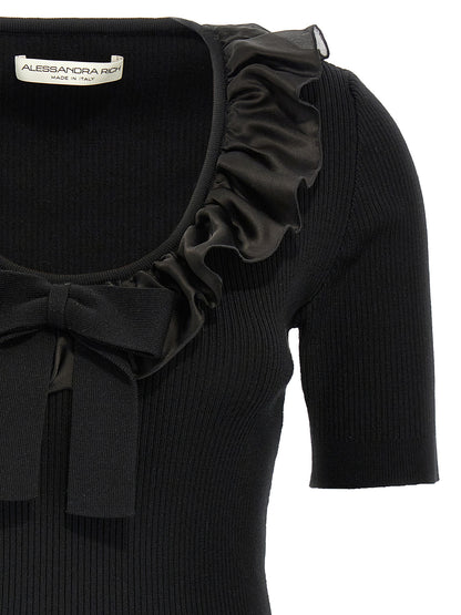 Black Wool T-Shirt
