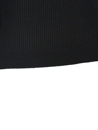Black Wool T-Shirt