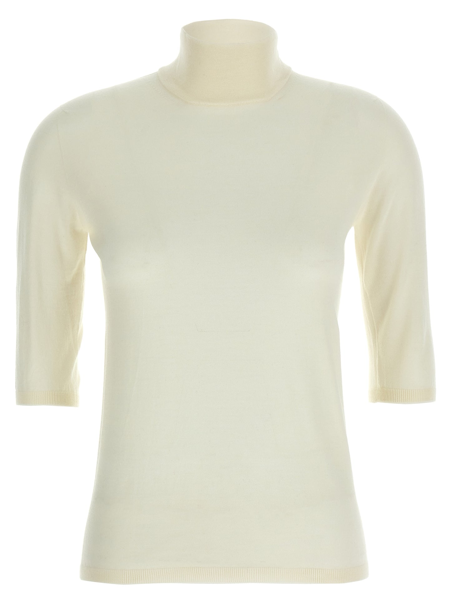 White Virgin Wool Cardigan
