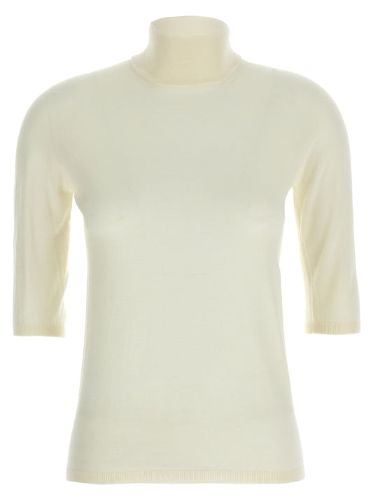 White Virgin Wool Cardigan