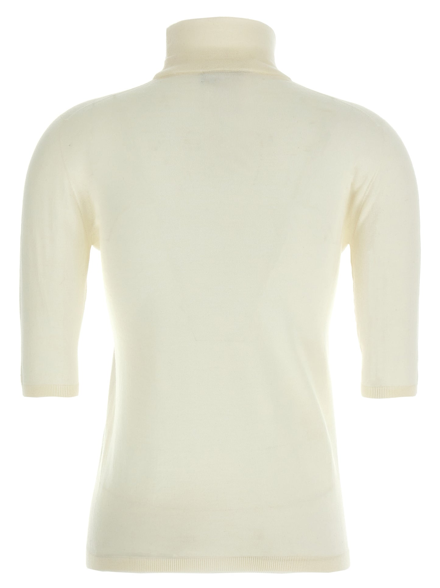 White Virgin Wool Cardigan