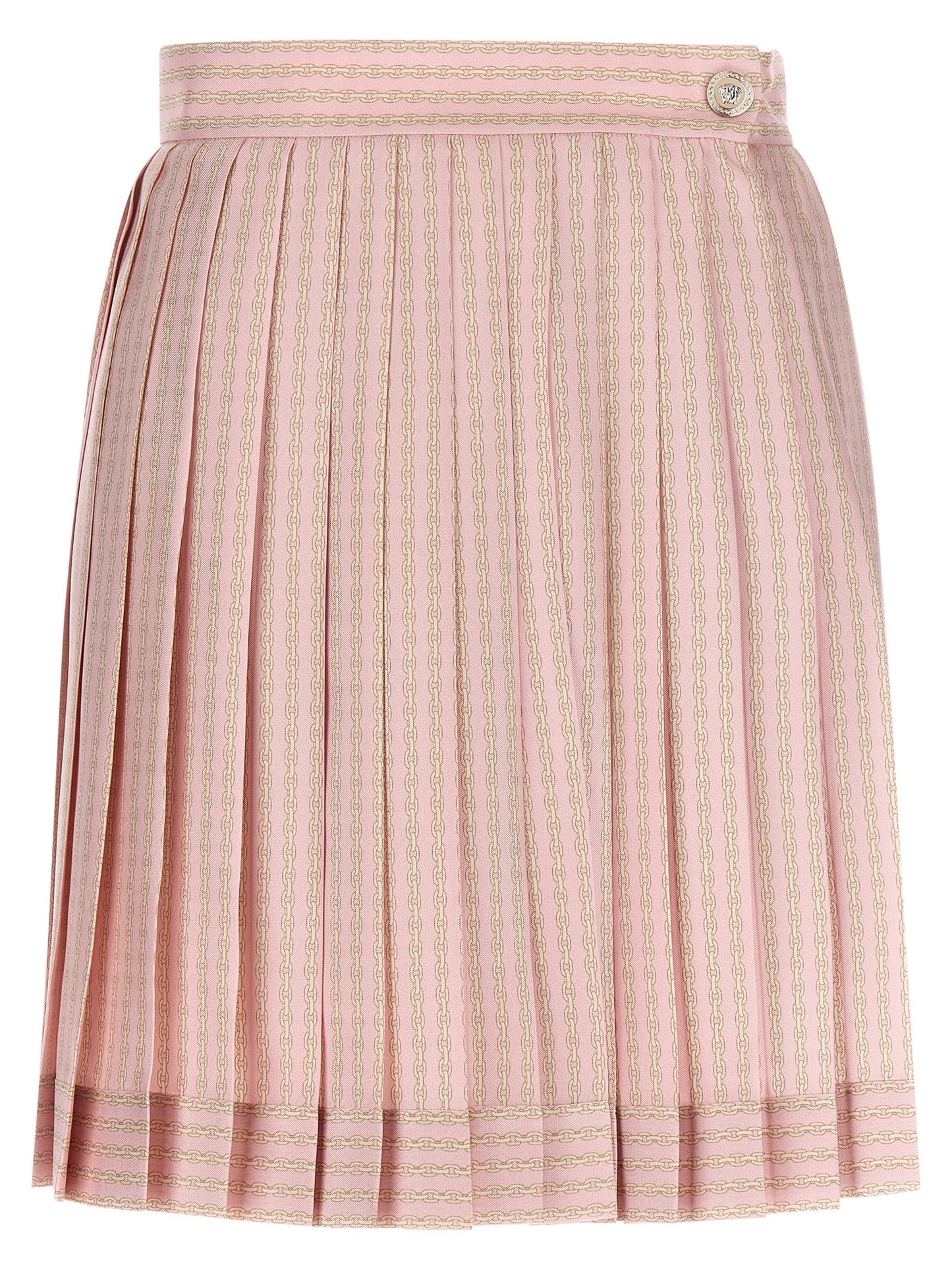 Multicolor Silk Long Skirt