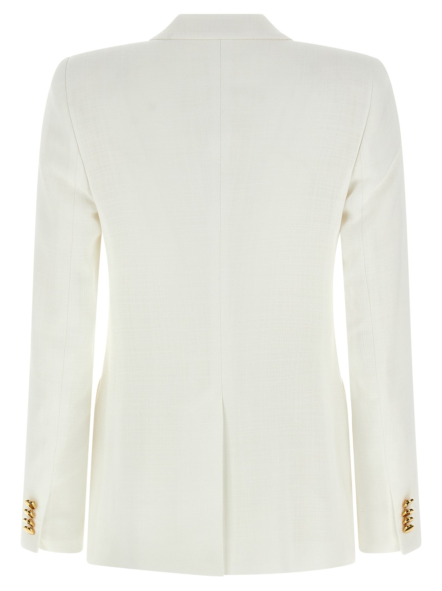 White Viscose Blazer