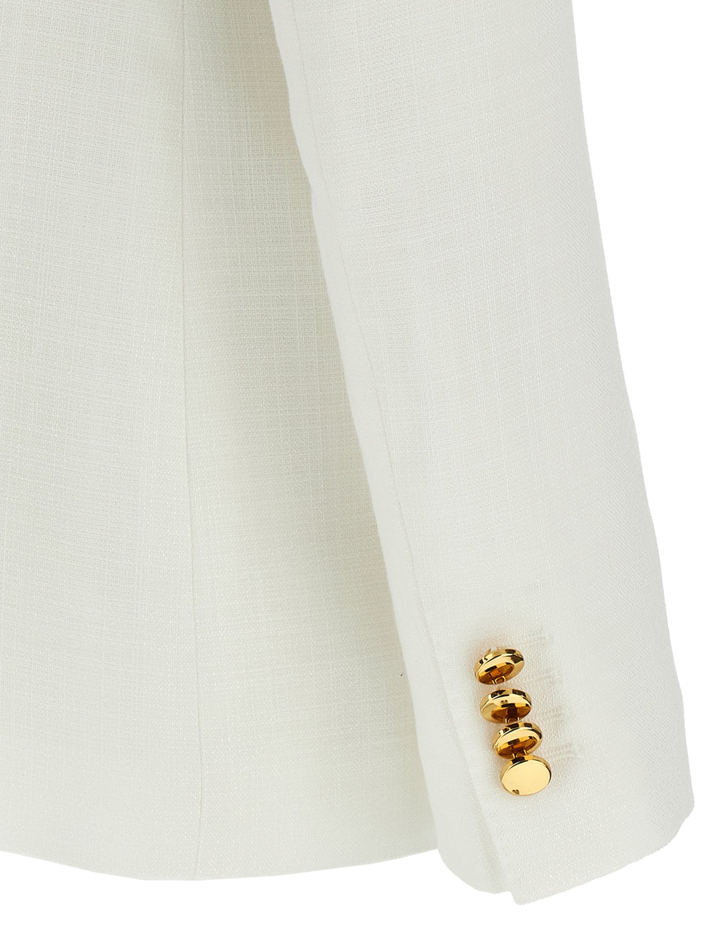White Viscose Blazer