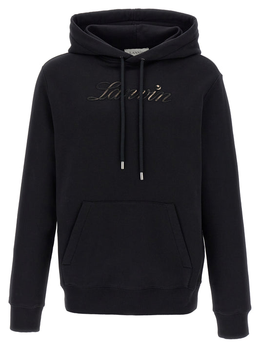 Black Cotton Sweatshirt