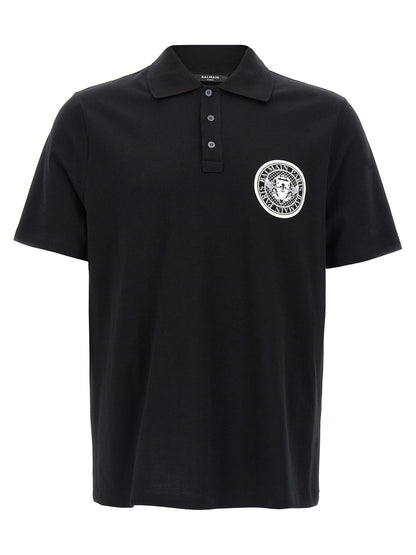 Bicolor Cotton Polo Shirt