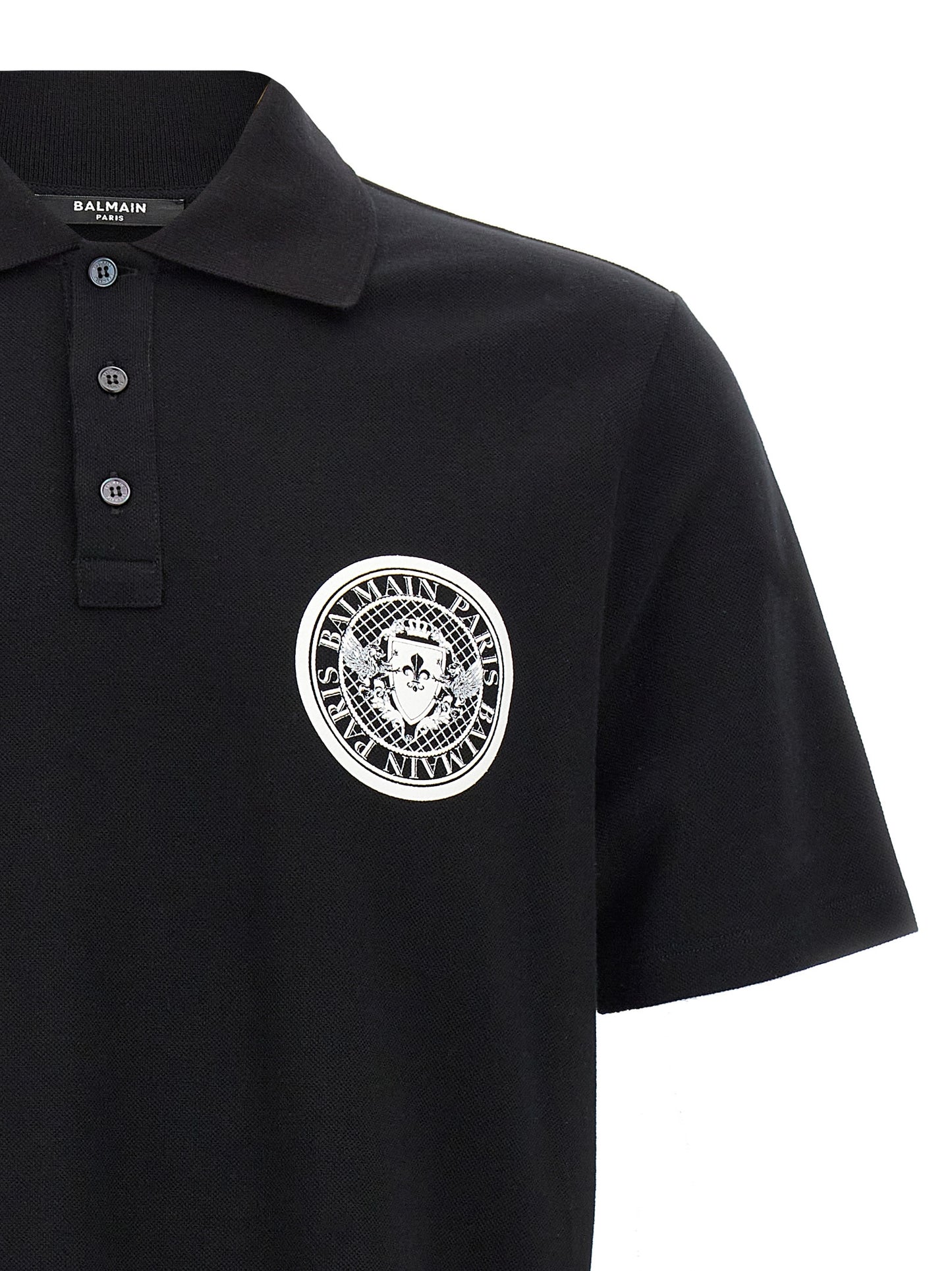 Bicolor Cotton Polo Shirt