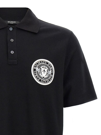 Bicolor Cotton Polo Shirt